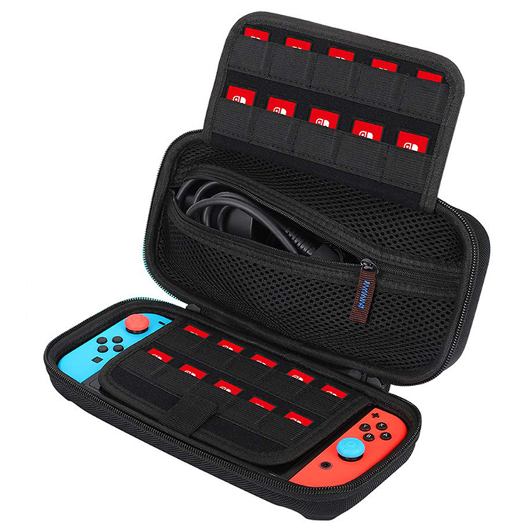 Waterproof Multi-Layer Portable Nylon Hard Eva Video Game Player Bag For Nintendo Switch